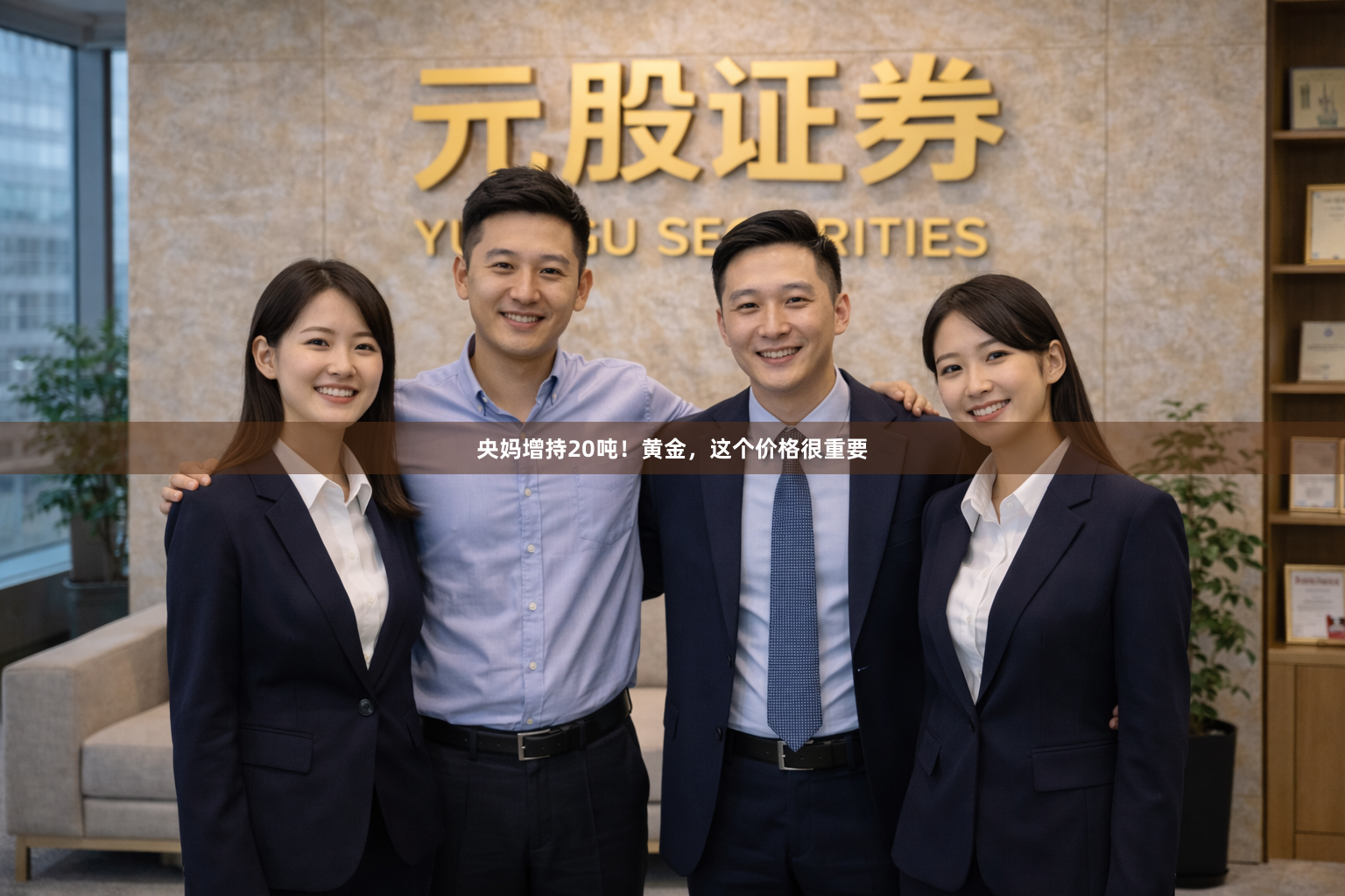 央妈增持20吨！黄金，这个价格很重要