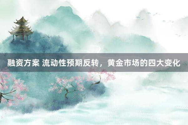 融资方案 流动性预期反转,黄金市场的四大变化